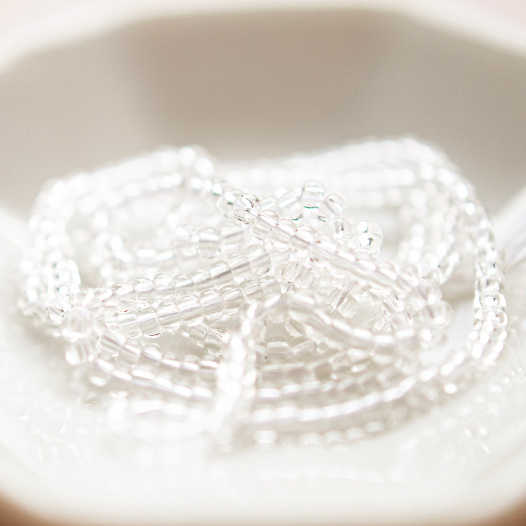 Round Seed Beads 10/0 Crystal