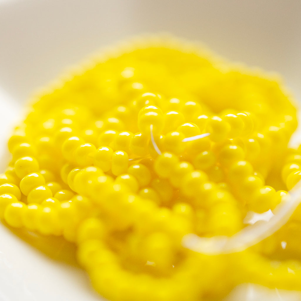 Round Seed Beads 10/0 Yellow