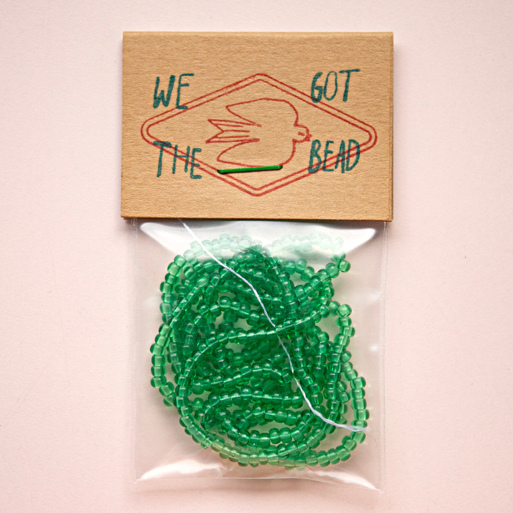 Round Seed Beads 10/0 Green