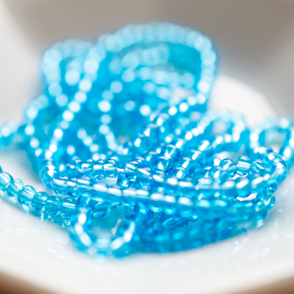 Round Seed Beads 10/0 Aqua