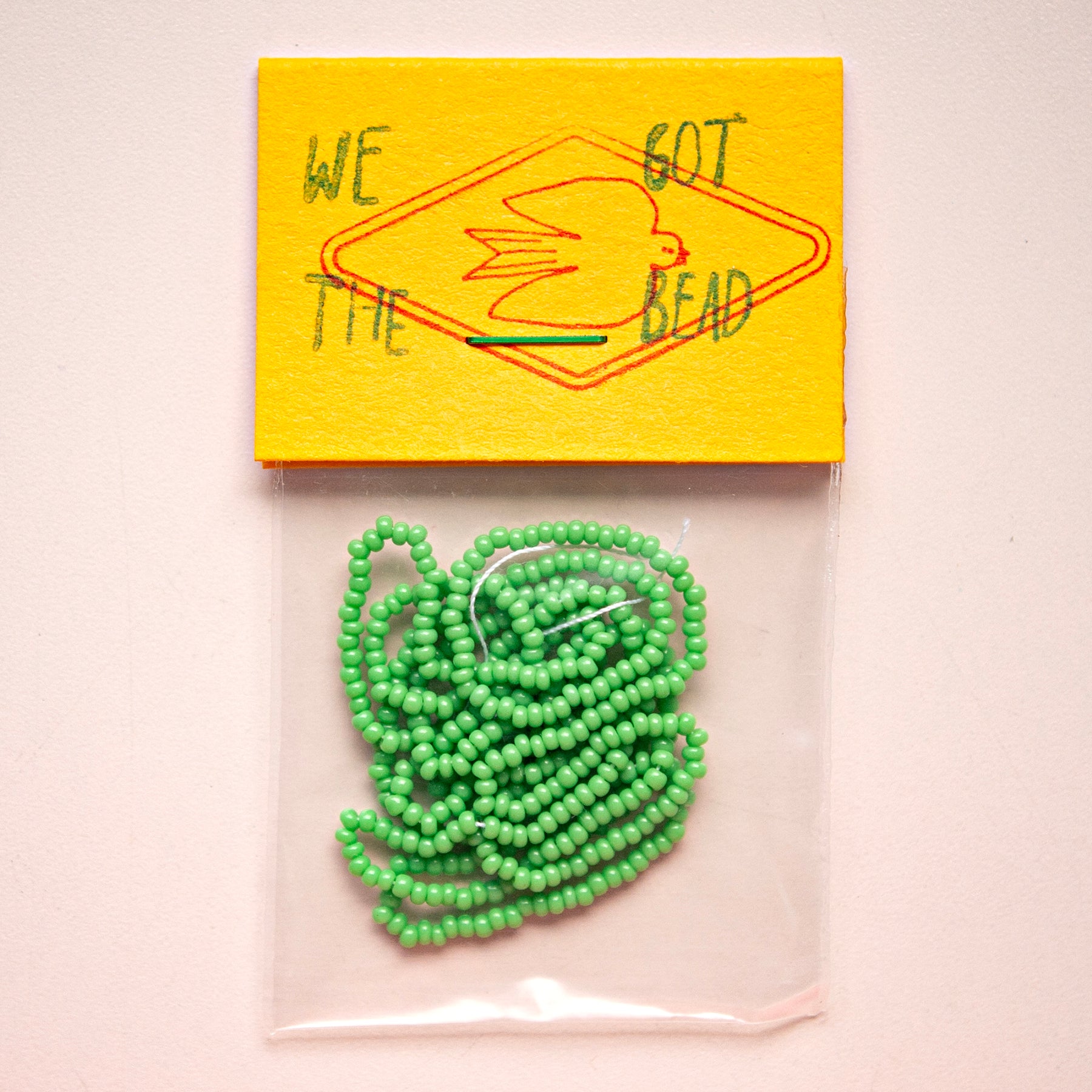 Round Seed Beads 13/0 Green