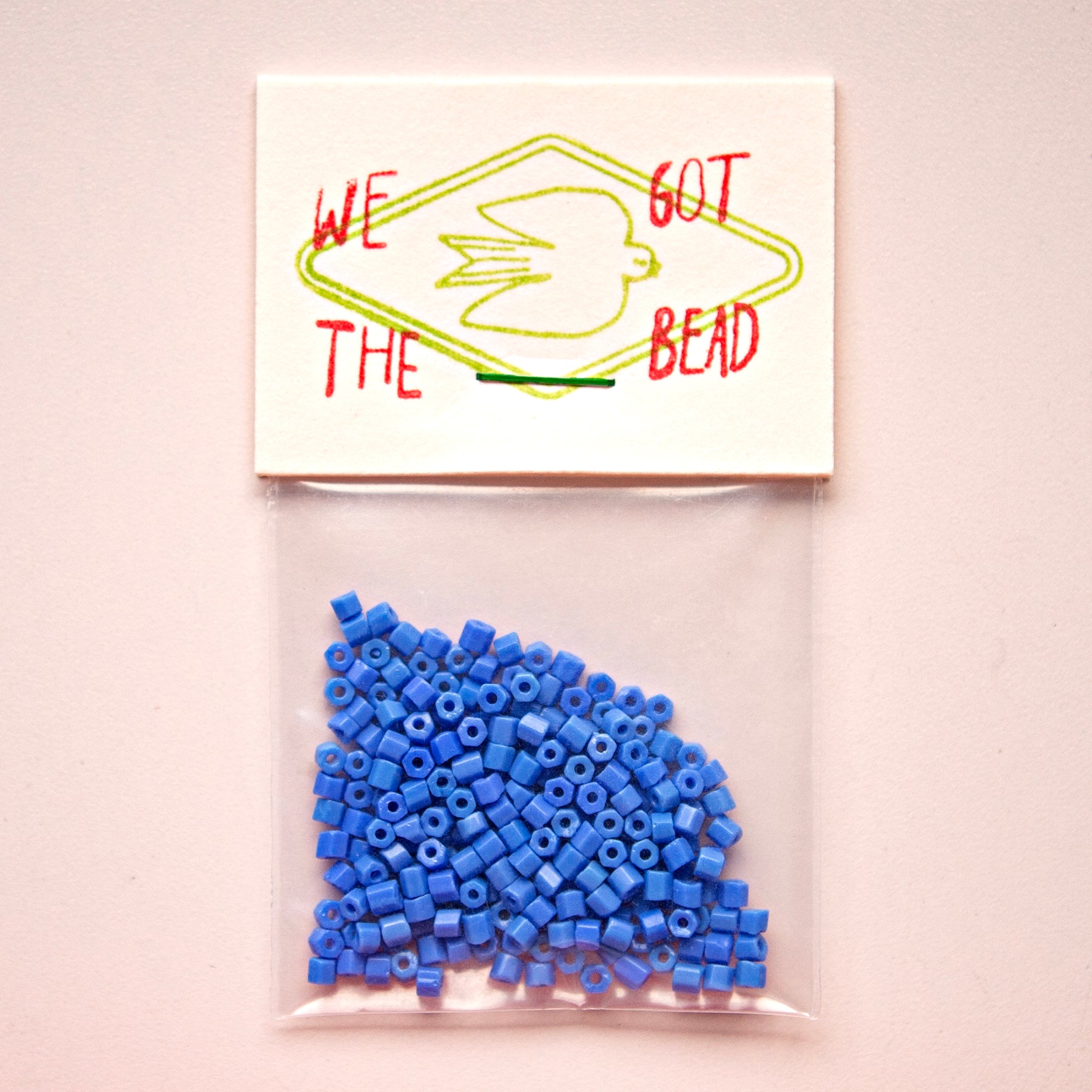 Faceted Seed Beads Cornflower