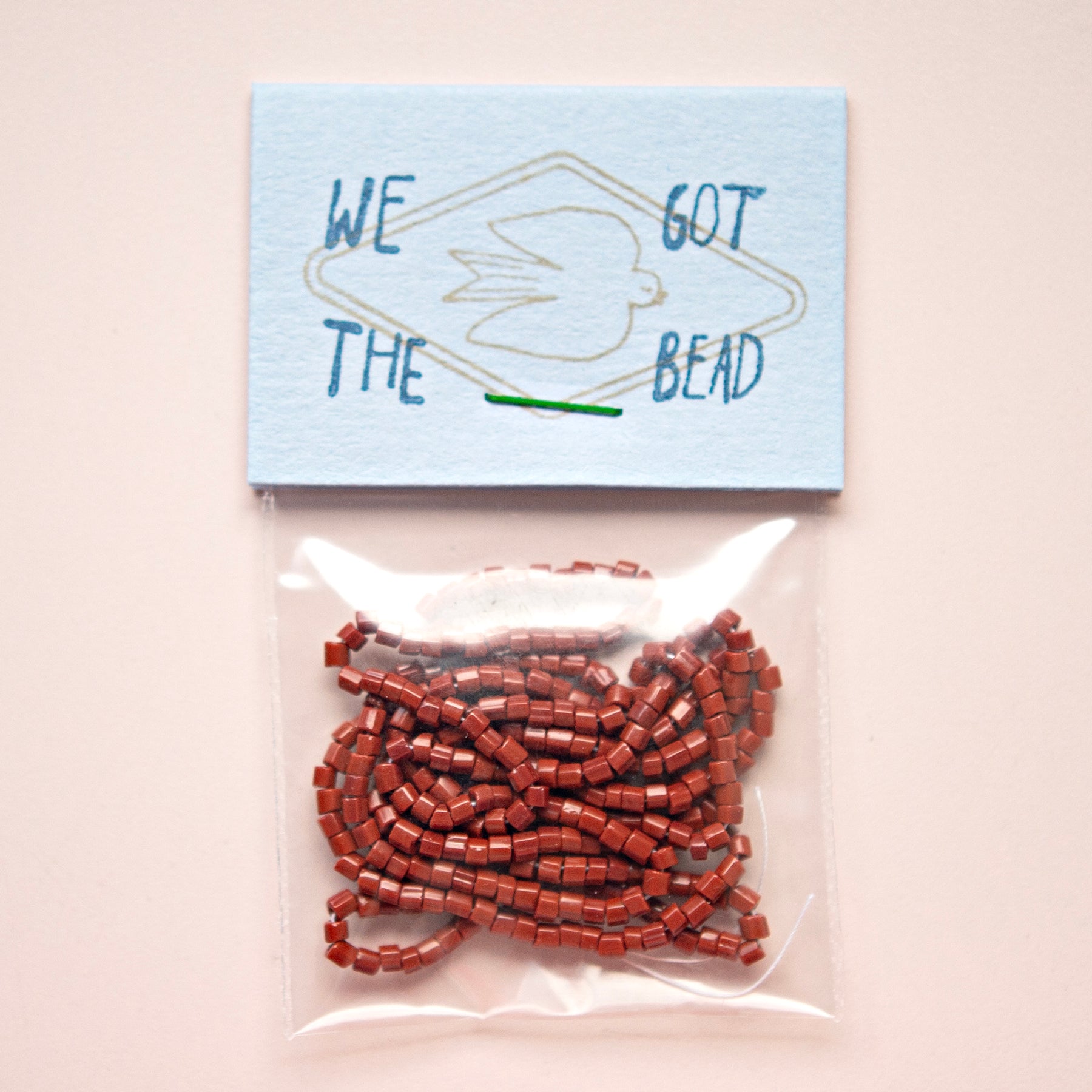 Faceted Seed Beads Brown