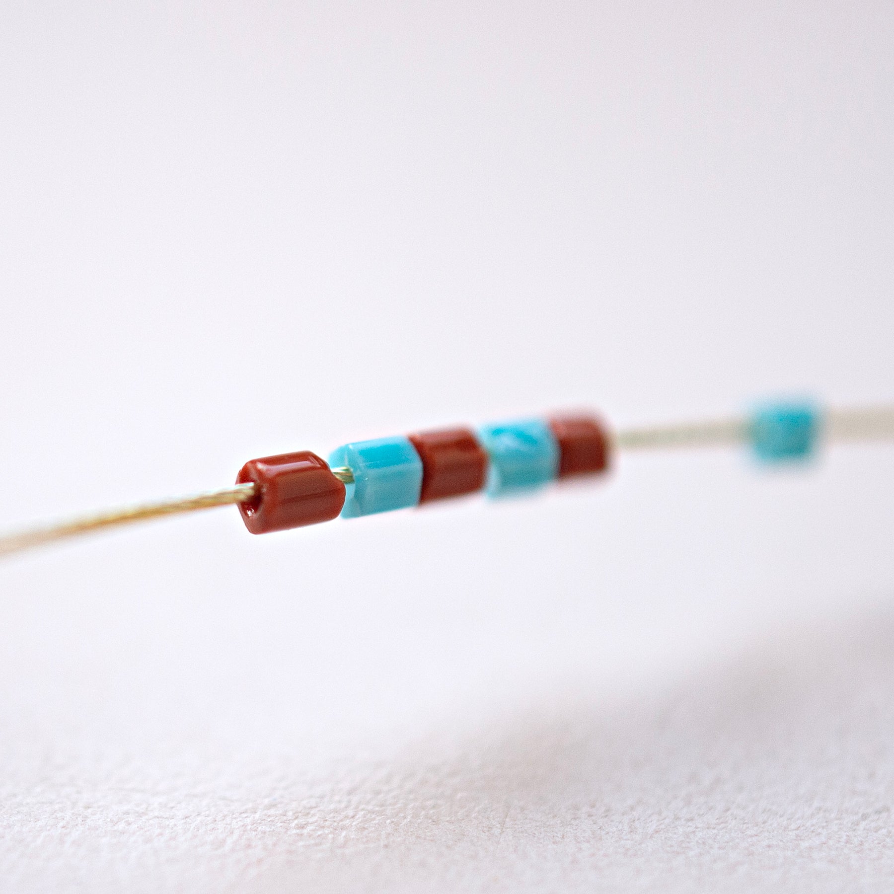 Faceted Seed Beads Turquoise