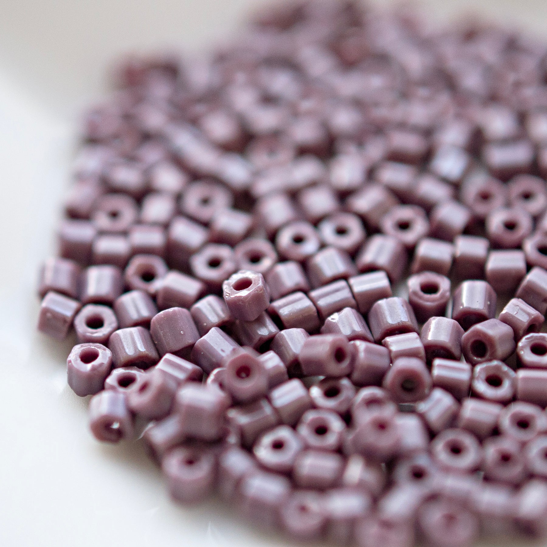 Faceted Seed Bead Purple