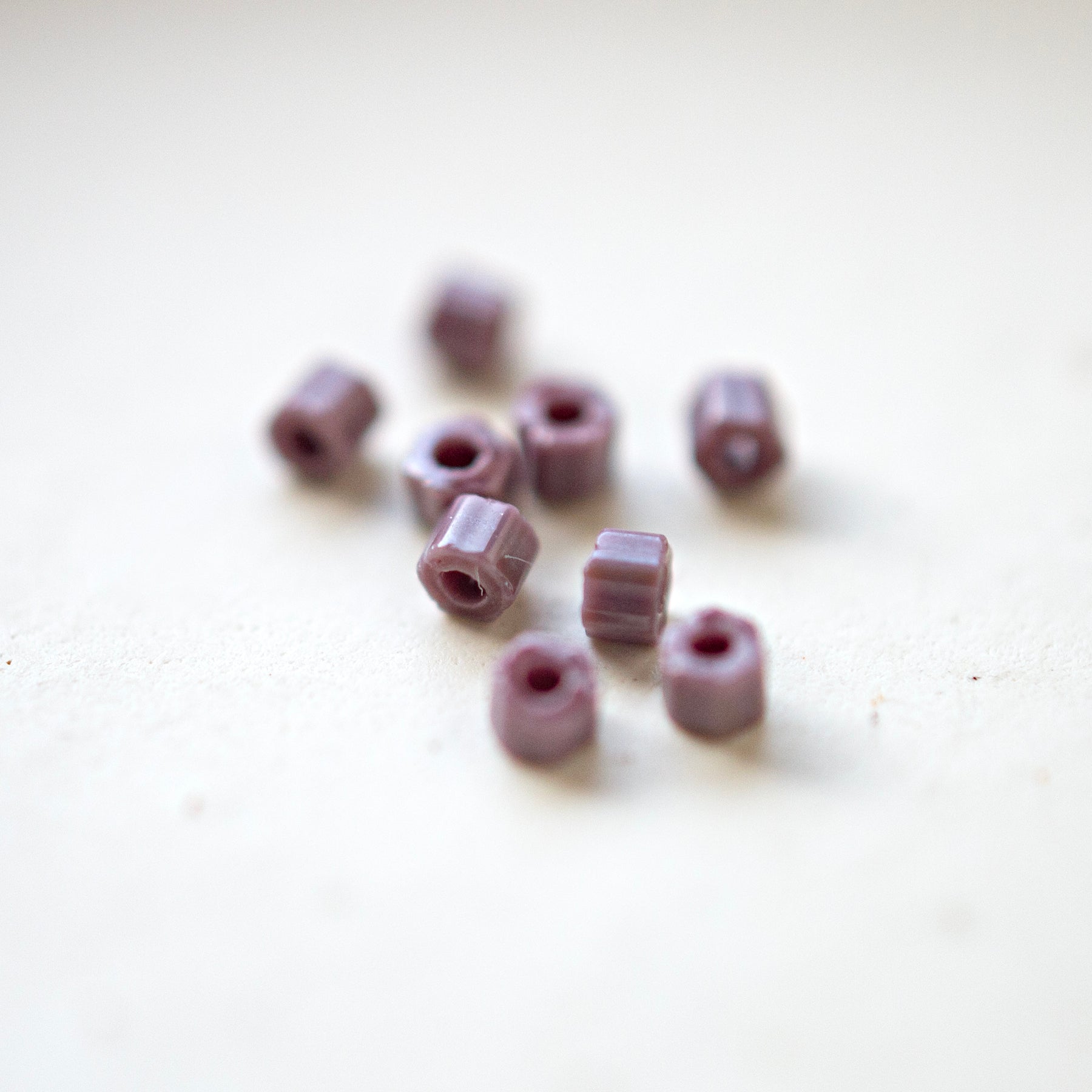 Faceted Seed Bead Purple