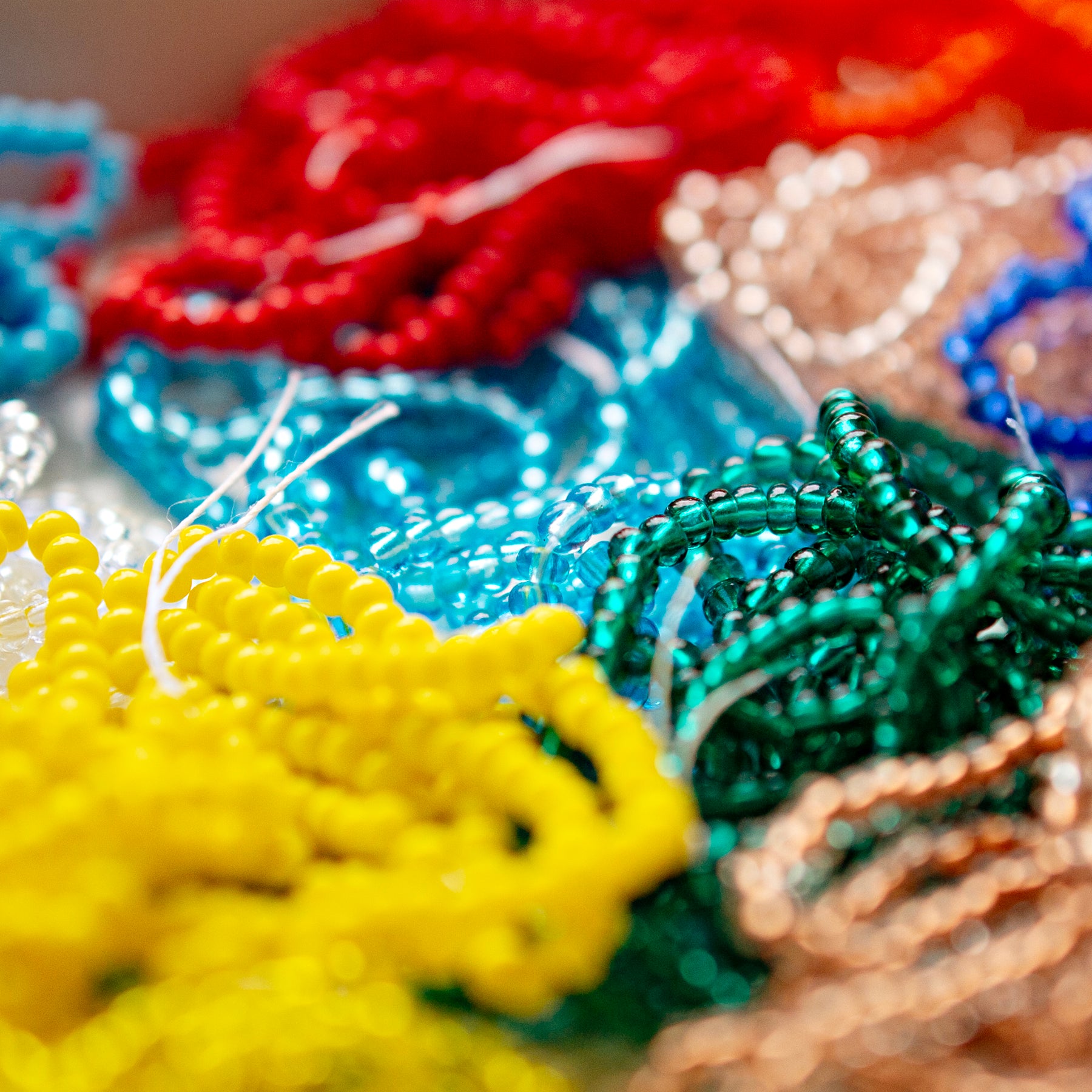Round Seed Beads 10/0 Yellow